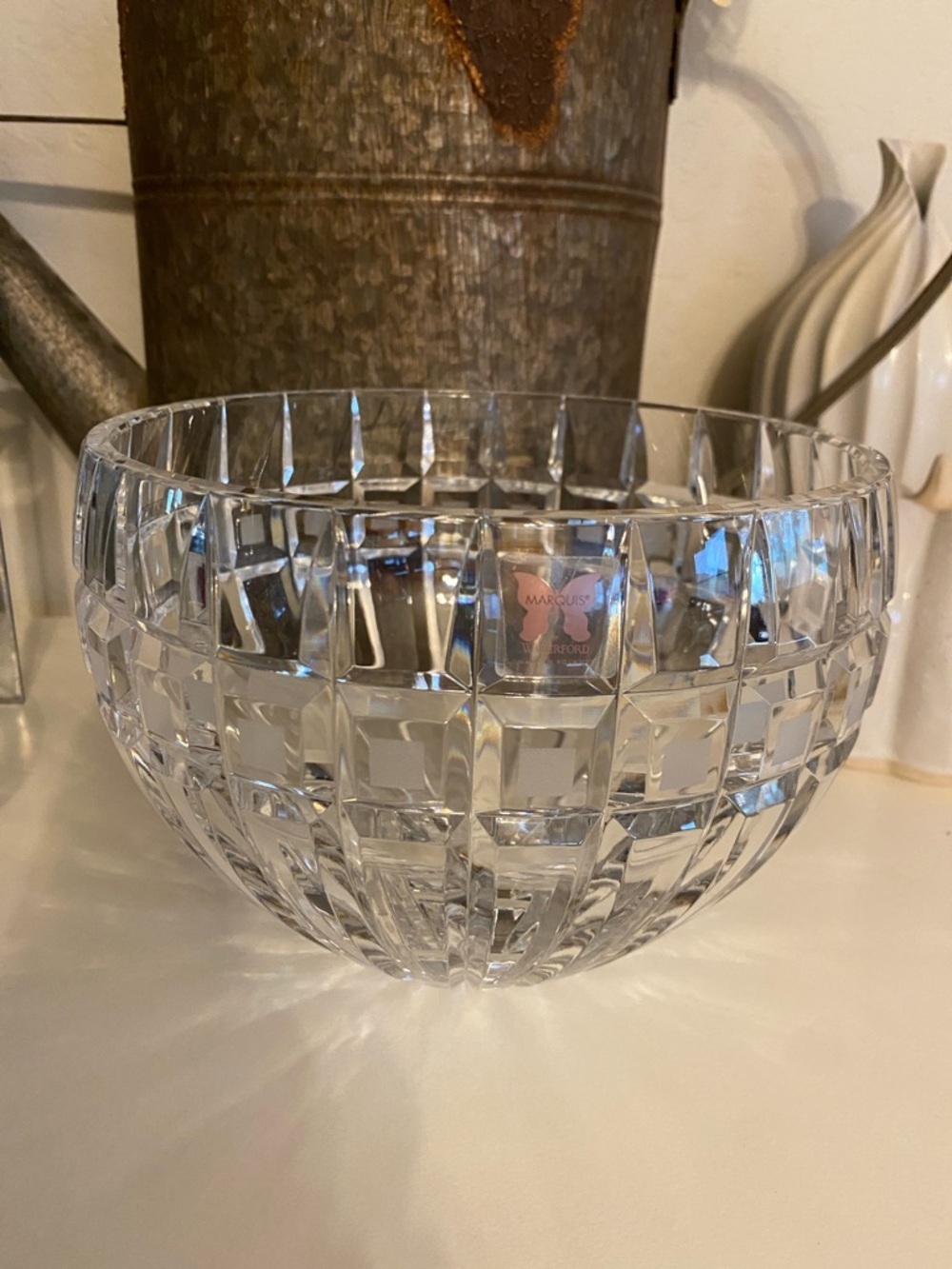 Marquis by Waterford, Quadrata 8” inch crystal bowl